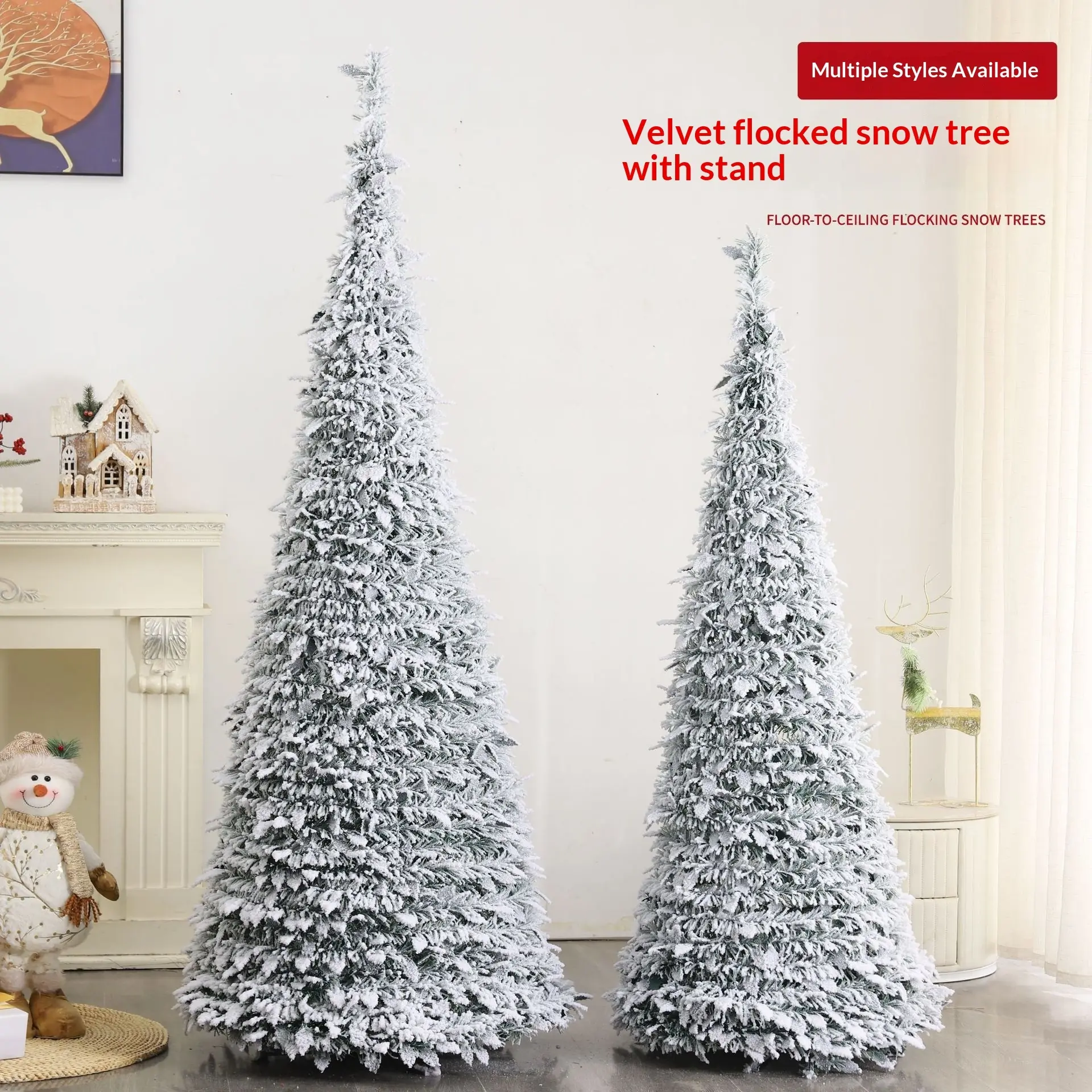 Összecsukható havas karácsonyfa