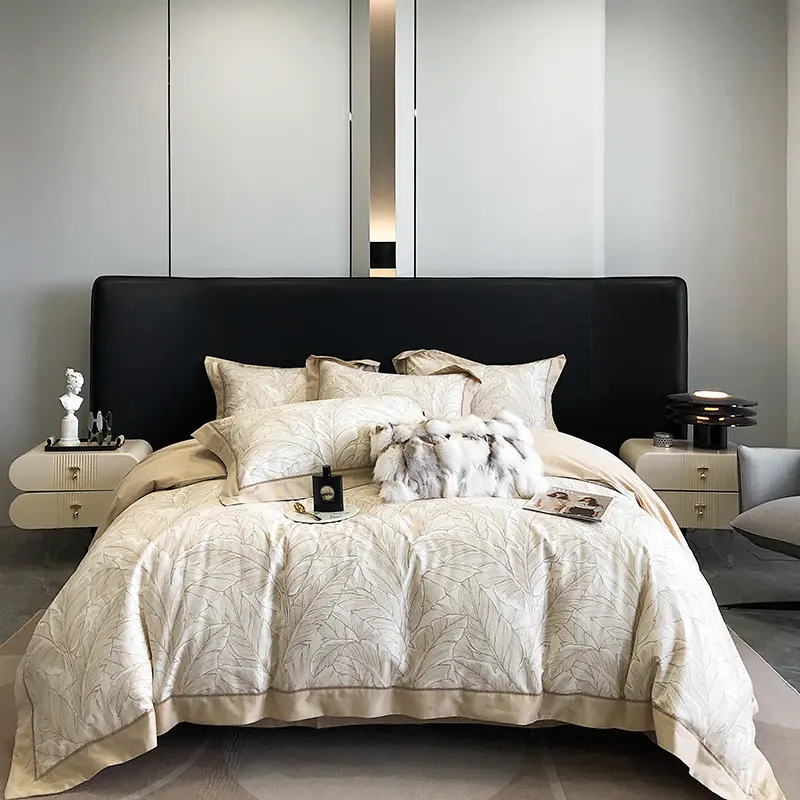 Hosszú szálas négyrészes ágynemű huzat garnitúra